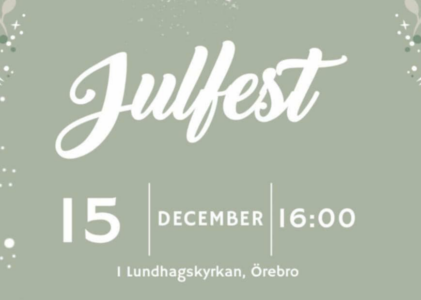 Julfest 15 dec kl. 16:00